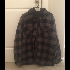 Boston Traders Flannel Hoodie